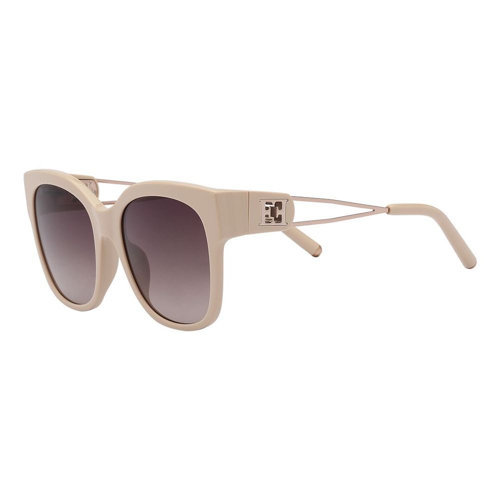 Lunettes de soleil Escada en métal beige