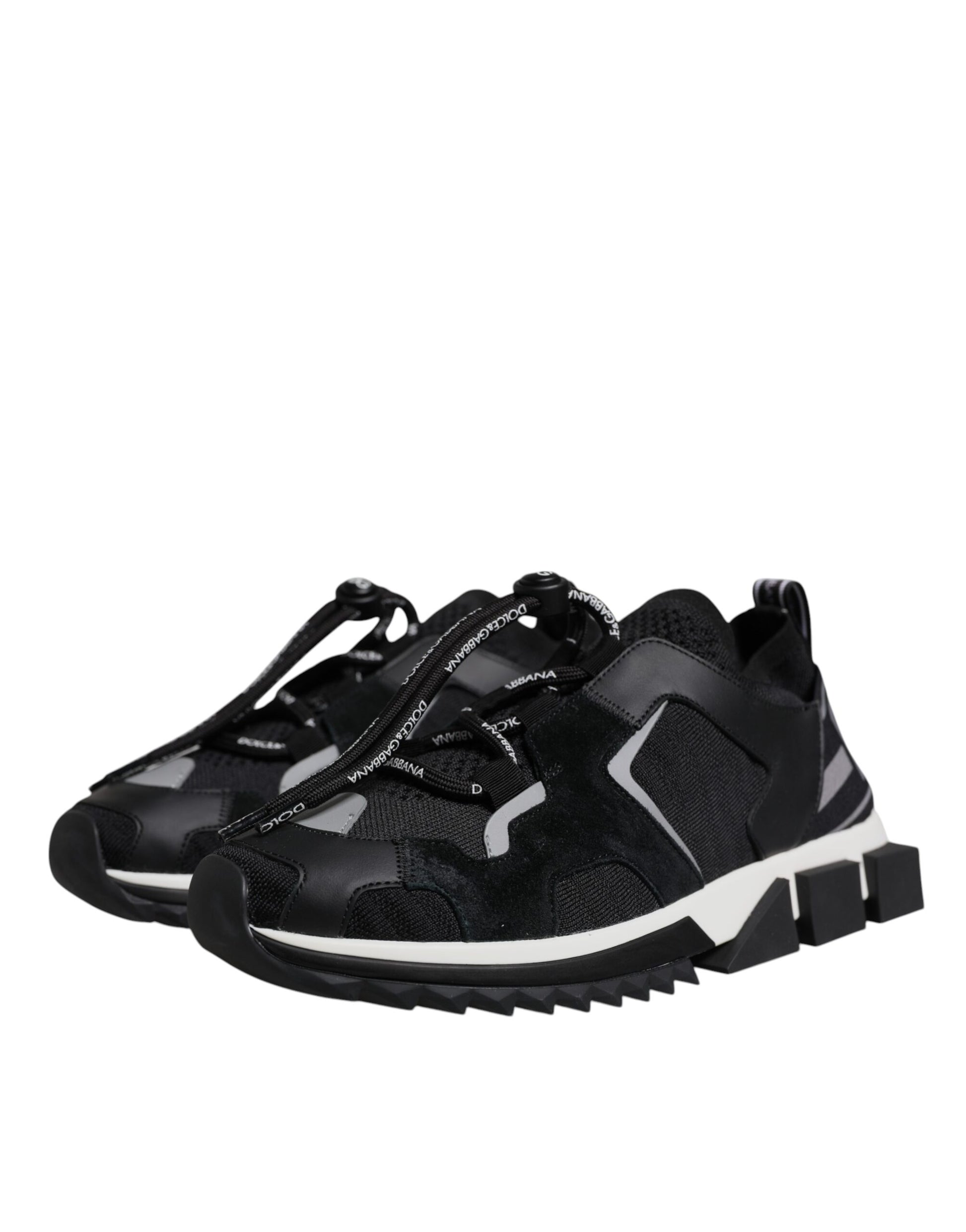 Baskets de randonnée Sorrento noires en maille Dolce &amp; Gabbana