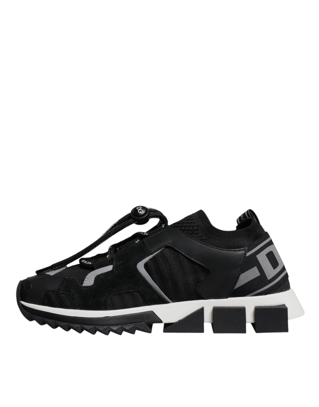 Baskets de randonnée Sorrento noires en maille Dolce &amp; Gabbana