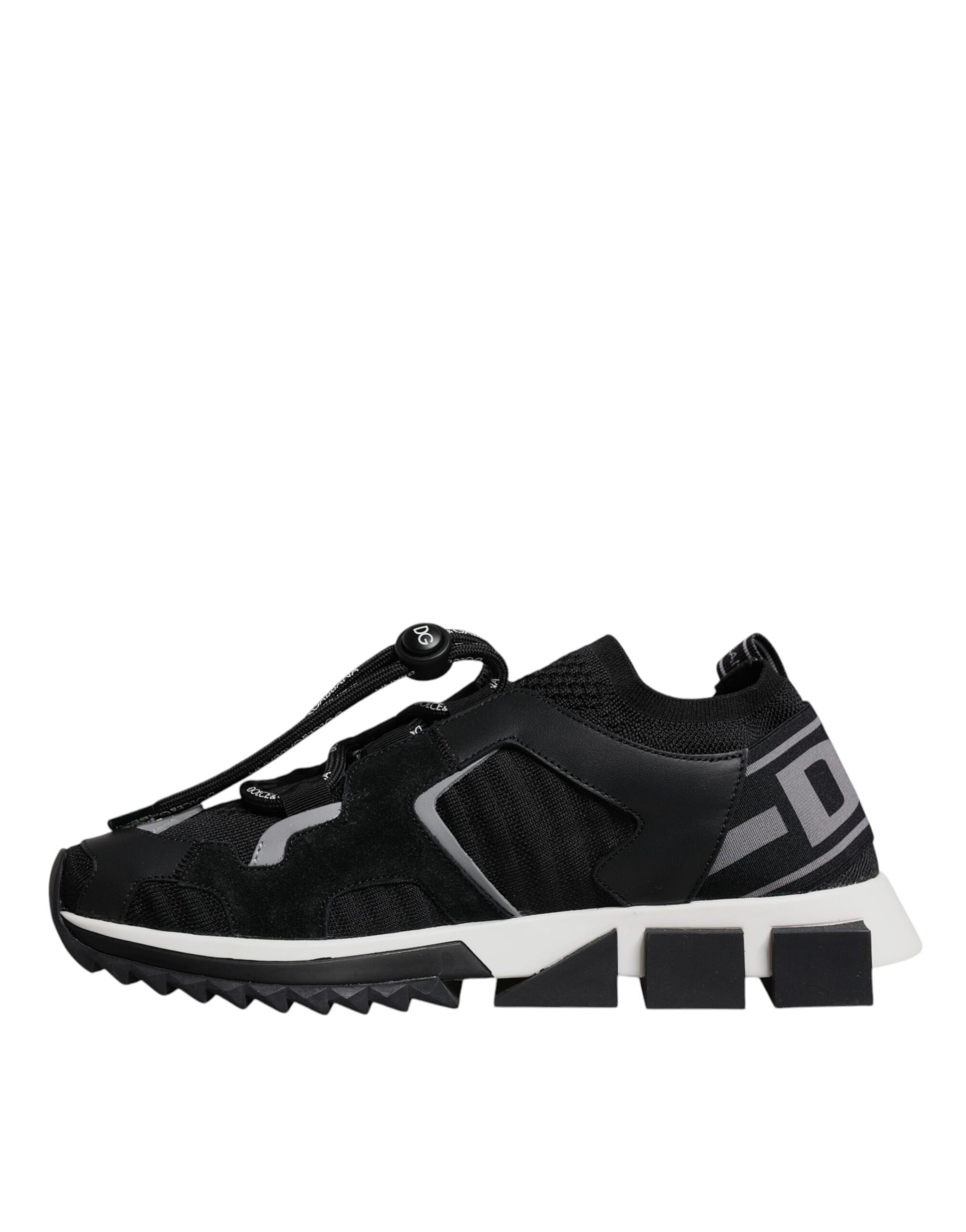 Baskets de randonnée Sorrento noires en maille Dolce &amp; Gabbana