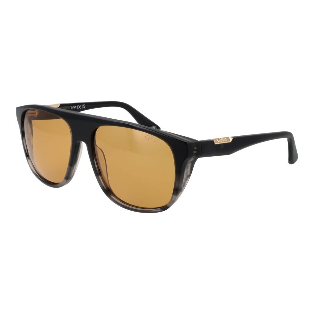 Lunettes de soleil BMW noires pour hommes