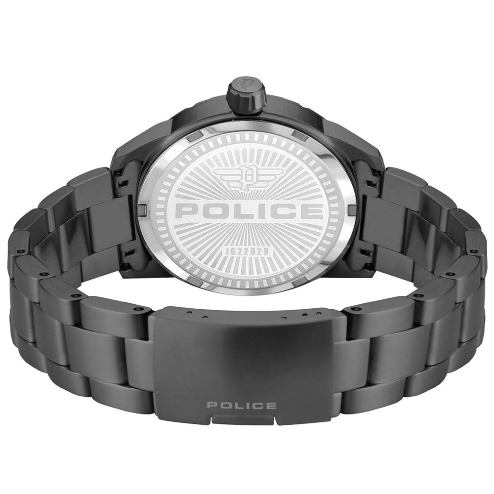 Montre Police en acier inoxydable noir