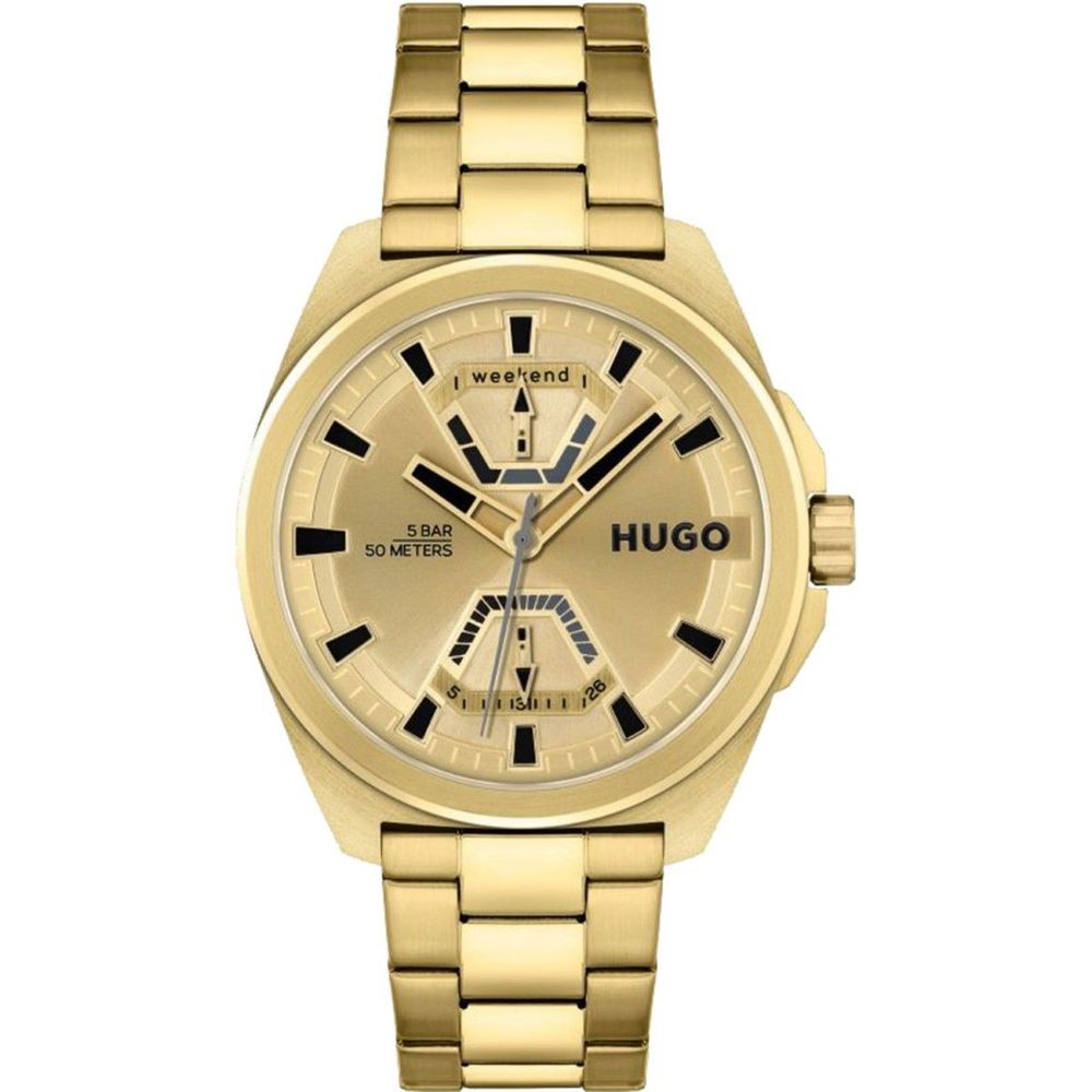 Montre Hugo Boss en acier inoxydable doré