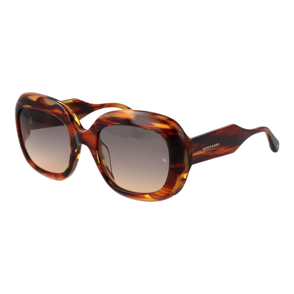 Lunettes de soleil marron Scotch &amp; Soda pour femme