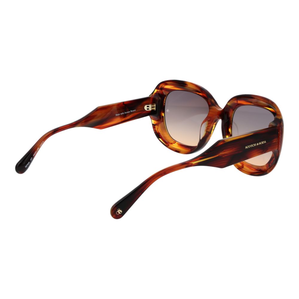 Lunettes de soleil marron Scotch &amp; Soda pour femme