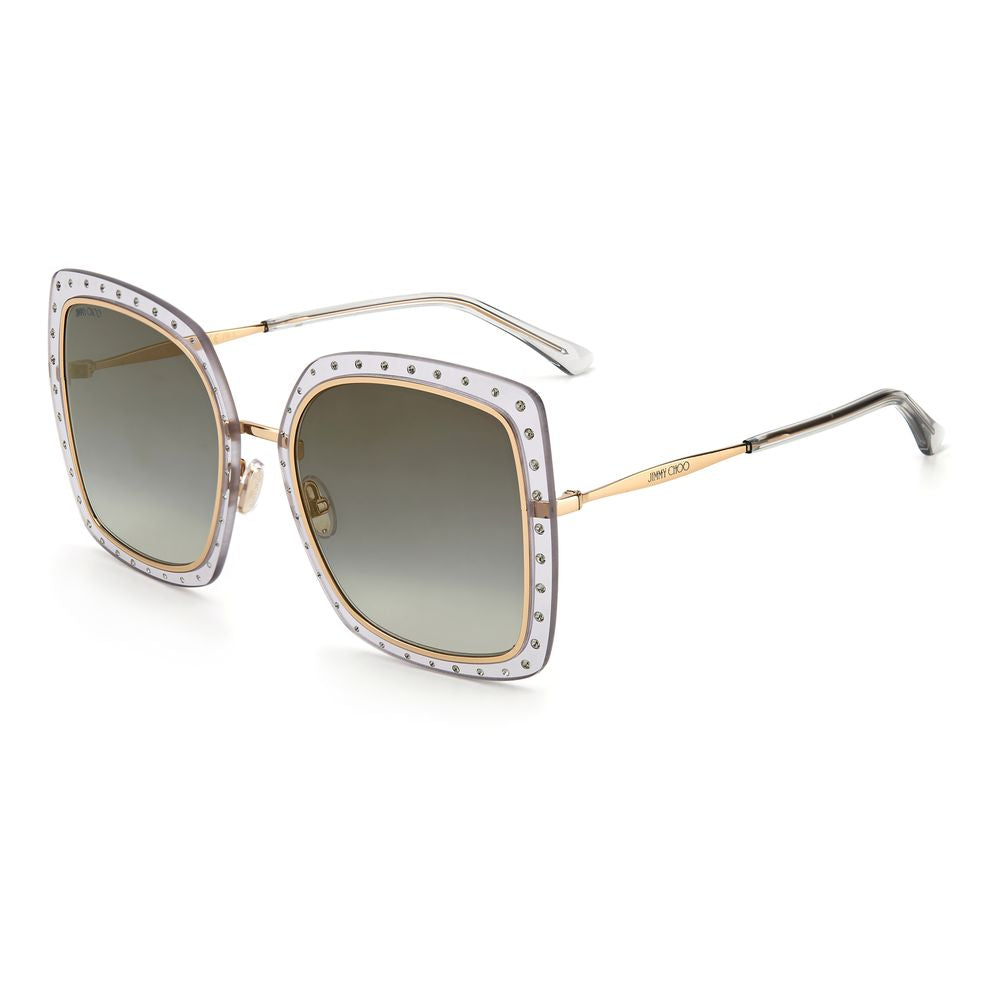 Lunettes de soleil Jimmy Choo en métal doré