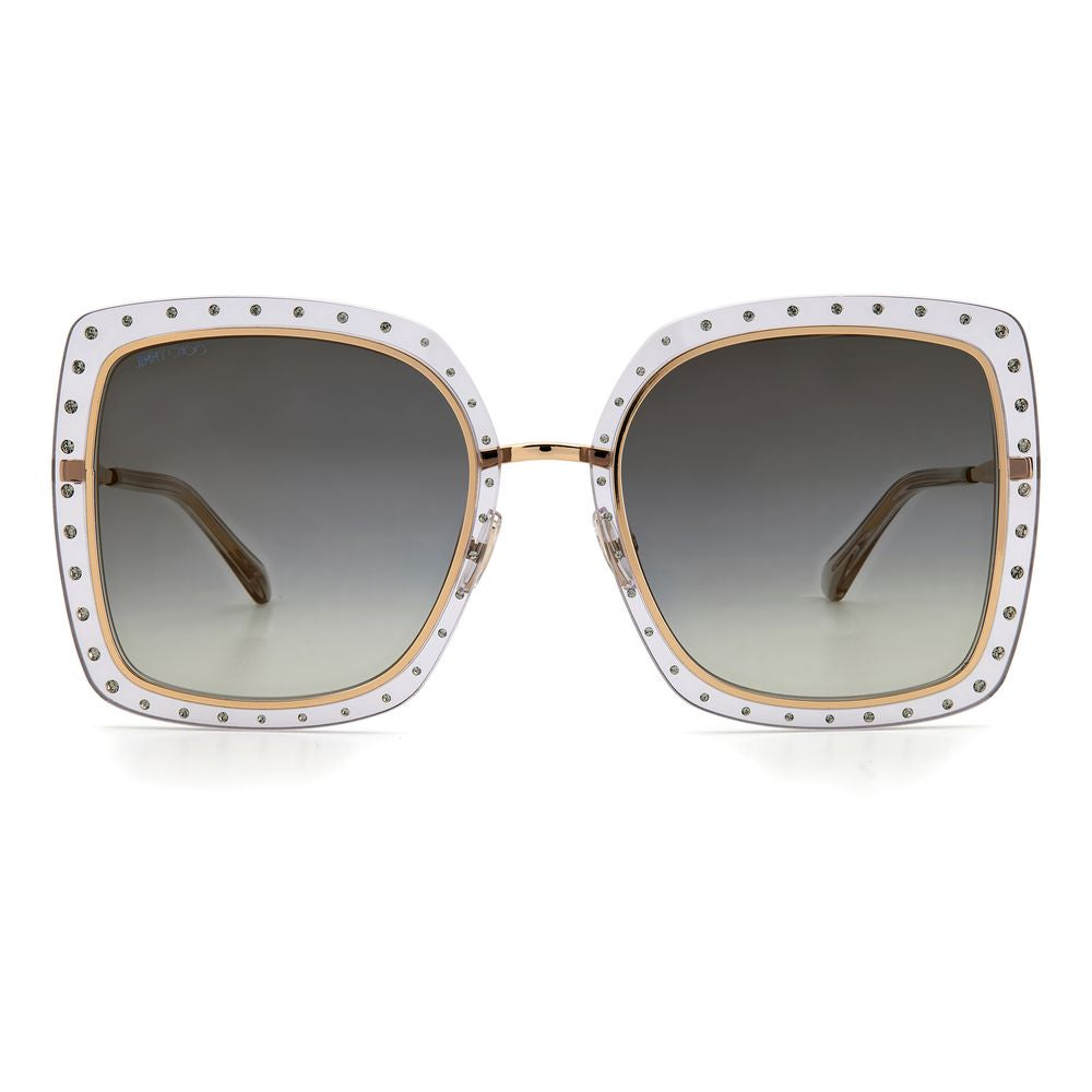 Lunettes de soleil Jimmy Choo en métal doré