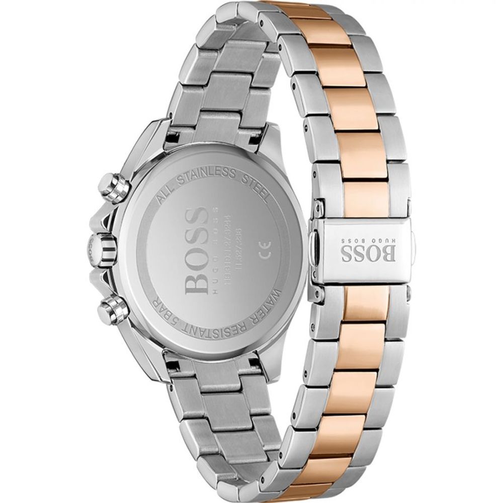Montre Hugo Boss en acier inoxydable bicolore