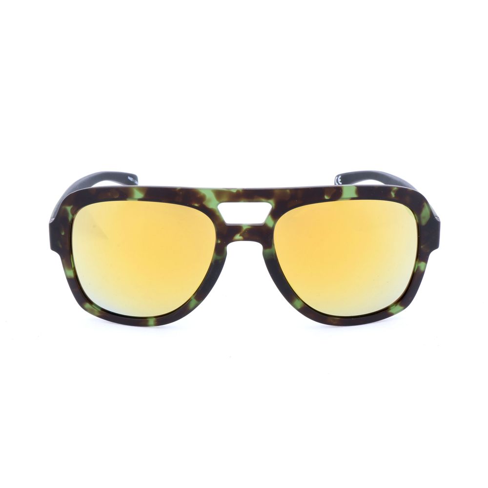 Lunettes de soleil Adidas en cuir de veau marron