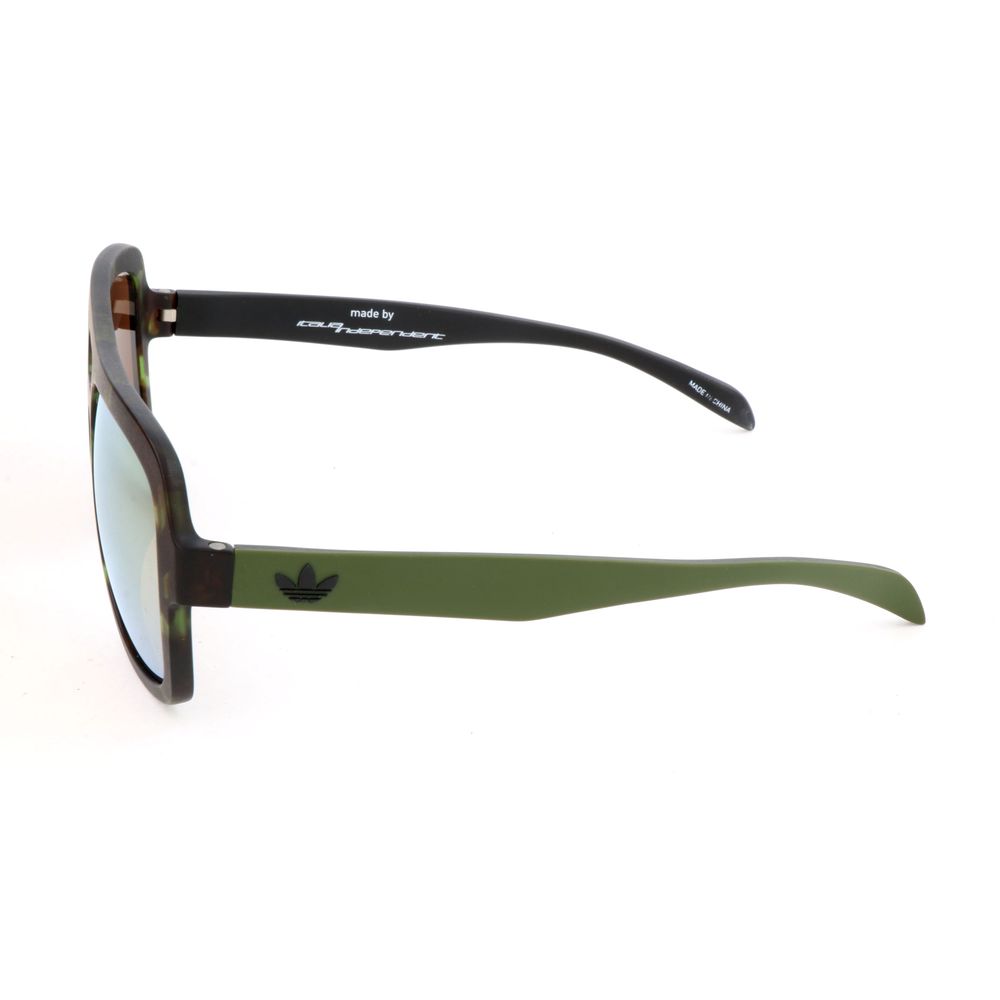 Lunettes de soleil Adidas en cuir de veau marron