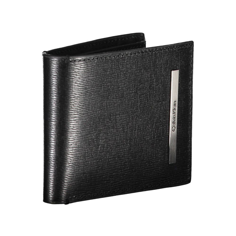 Portefeuille homme en cuir écologique noir Calvin Klein