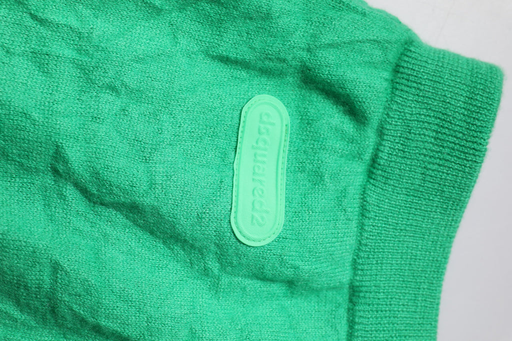 Pantalon décontracté vert en coton à taille élastique pour homme Dsquared²