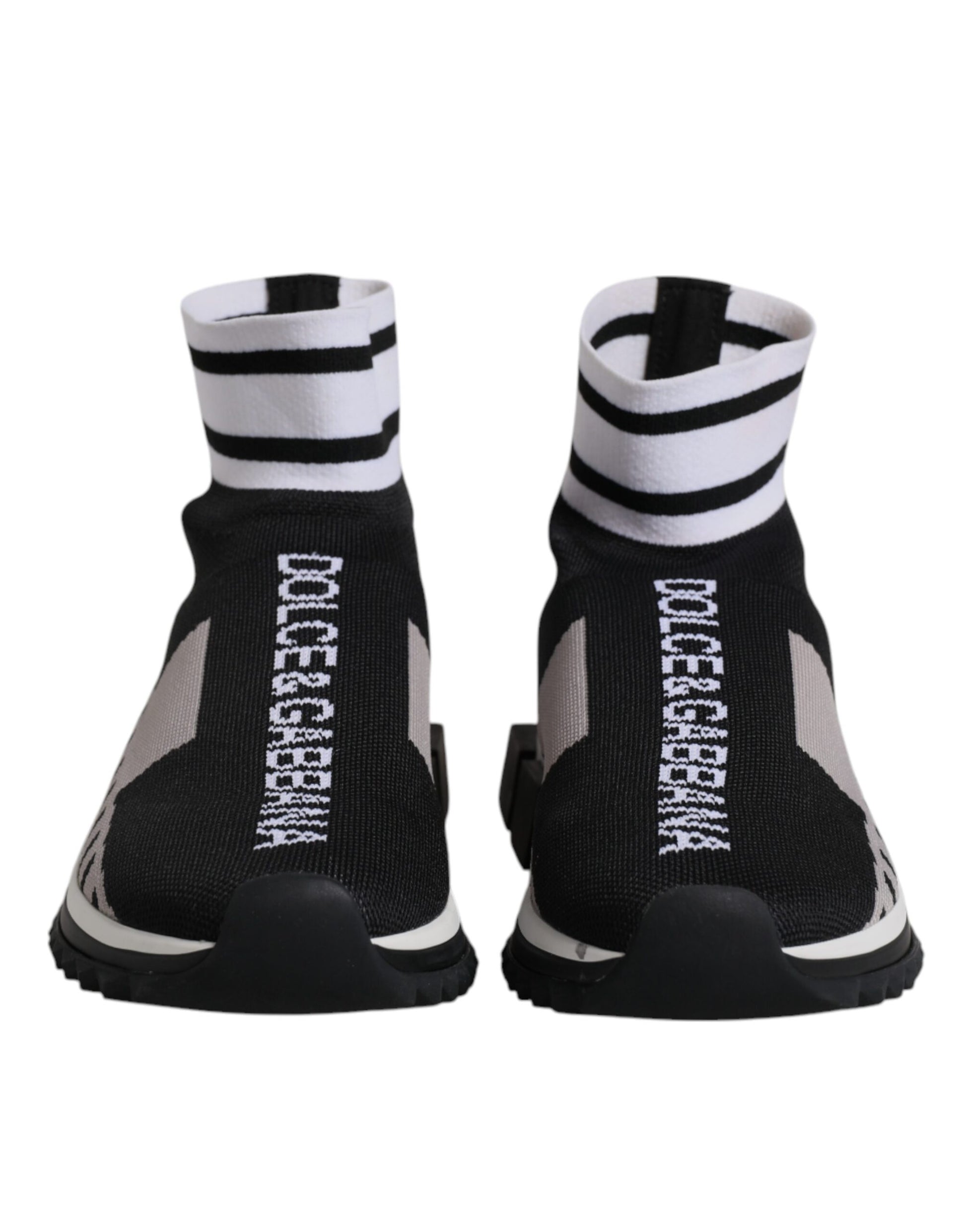 Baskets à chaussettes noires et grises Sorrento Dolce &amp; Gabbana pour femmes