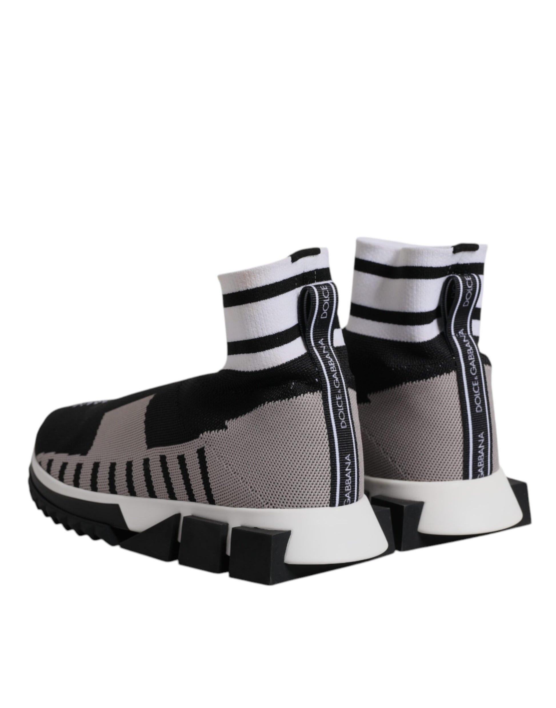 Baskets à chaussettes noires et grises Sorrento Dolce &amp; Gabbana pour femmes