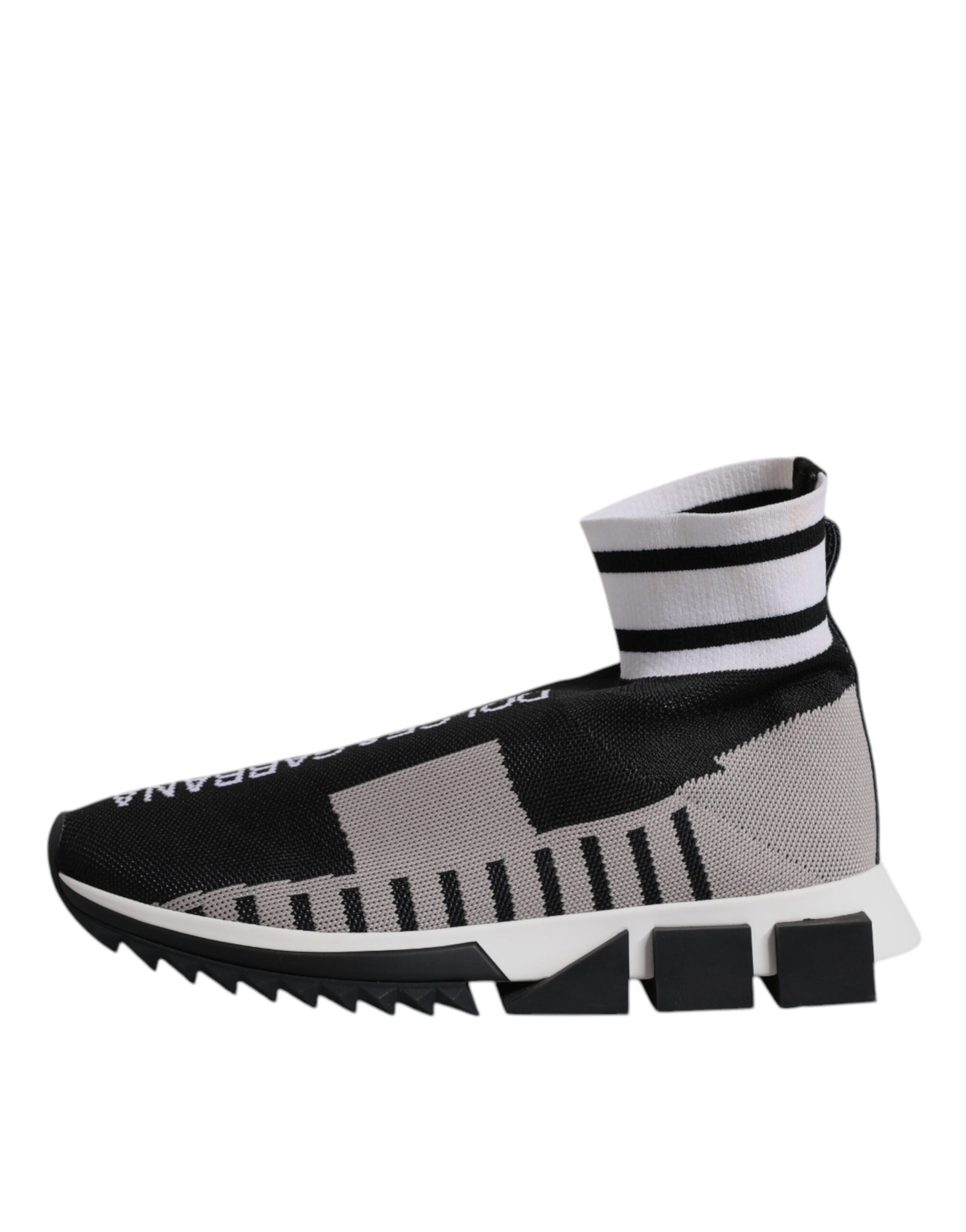 Baskets à chaussettes noires et grises Sorrento Dolce &amp; Gabbana pour femmes