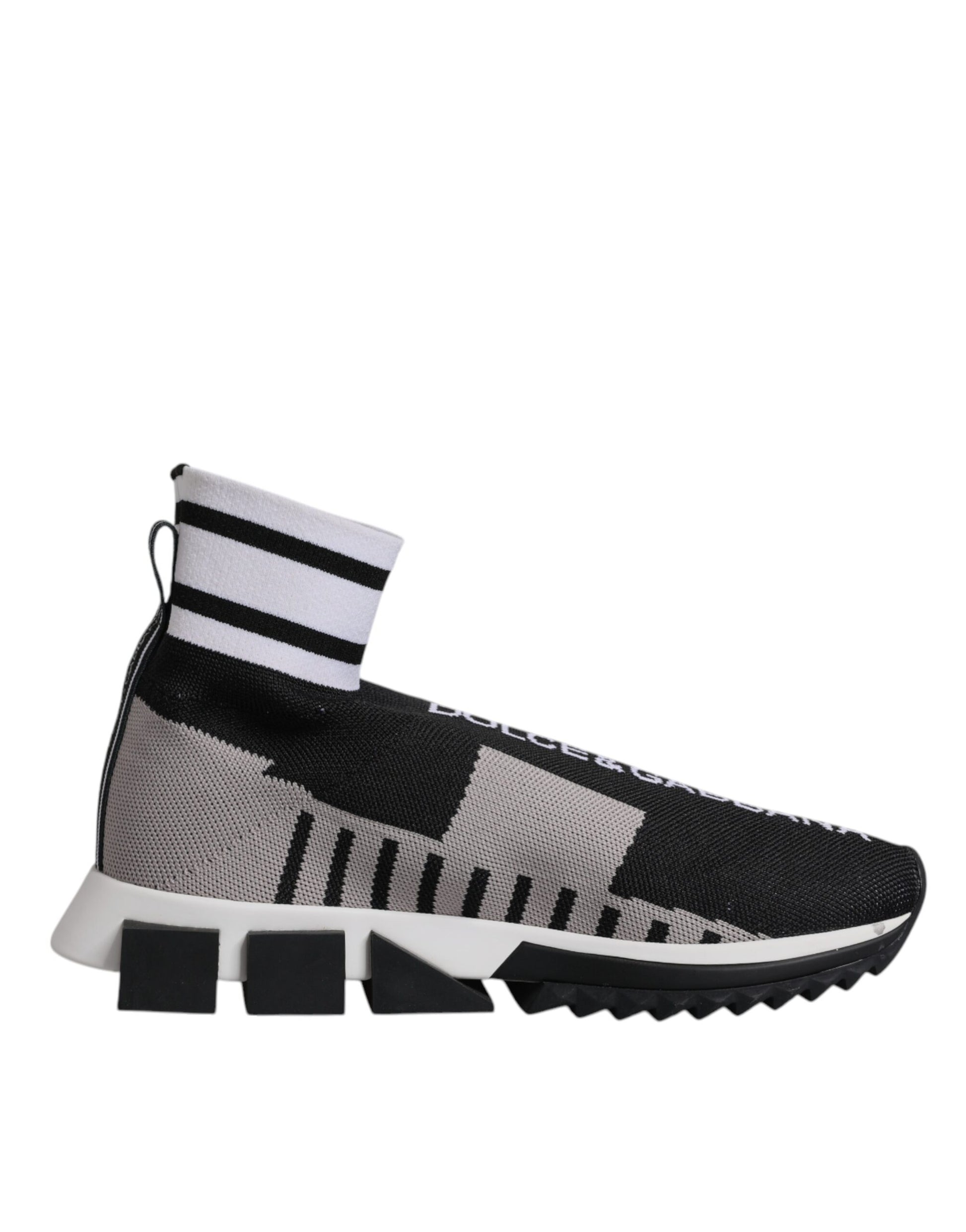 Baskets à chaussettes noires et grises Sorrento Dolce &amp; Gabbana pour femmes