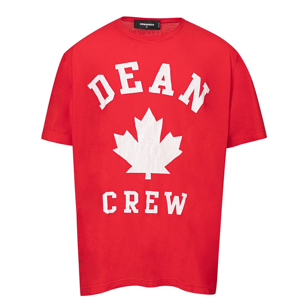 T-shirt en coton rouge Dsquared²