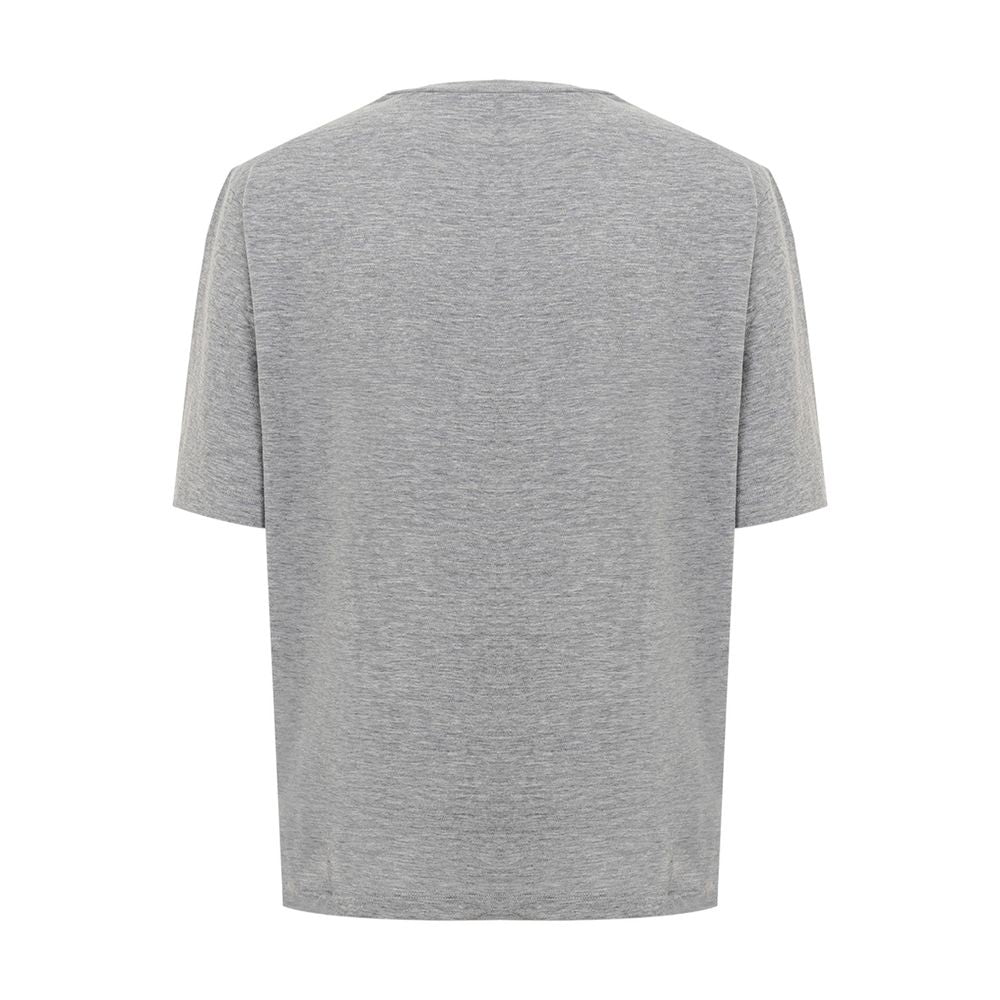 Haut élégant en coton gris Dsquared² pour femme