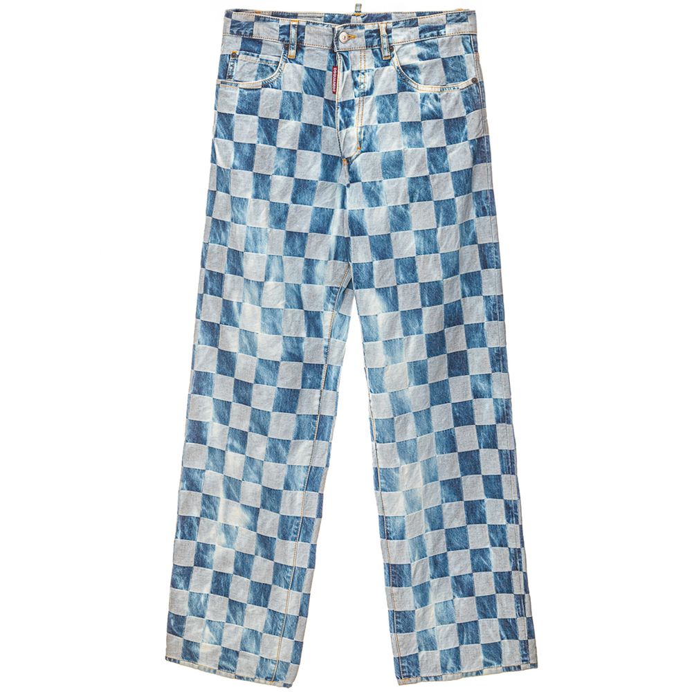 Jean coupe décontractée en coton bleu Dsquared²