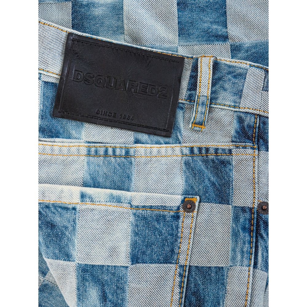 Jean coupe décontractée en coton bleu Dsquared²