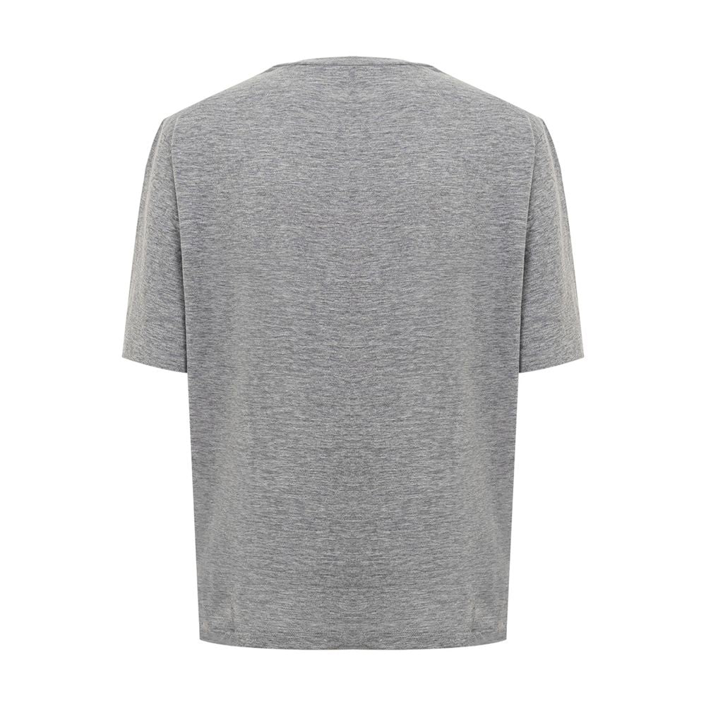 T-shirt Dsquared² en coton gris chic pour la femme moderne