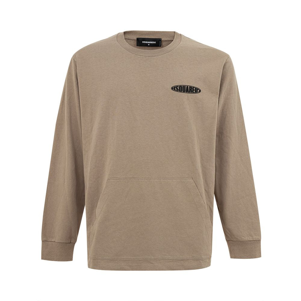 T-shirt en coton beige Dsquared²