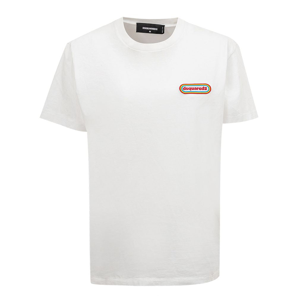 T-shirt chic en coton blanc Dsquared²