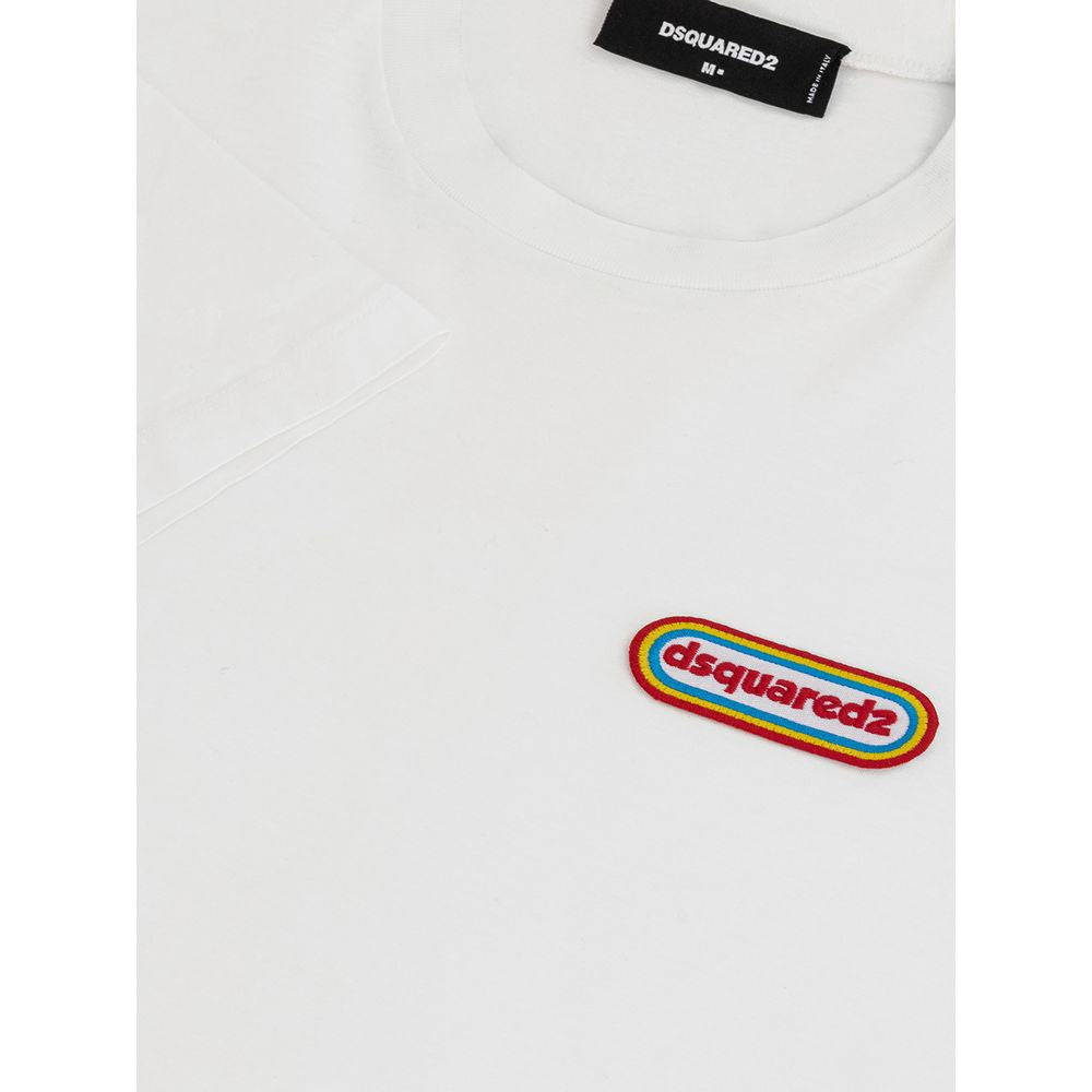 T-shirt chic en coton blanc Dsquared²