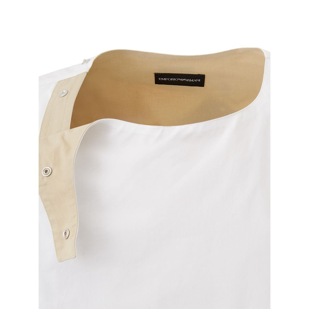 T-shirt en coton blanc Emporio Armani