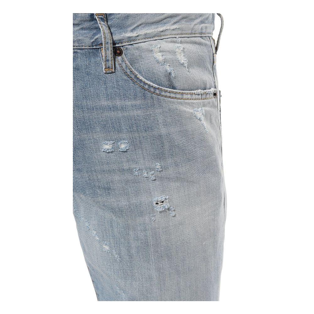Jean Dsquared² bleu clair en coton pour homme