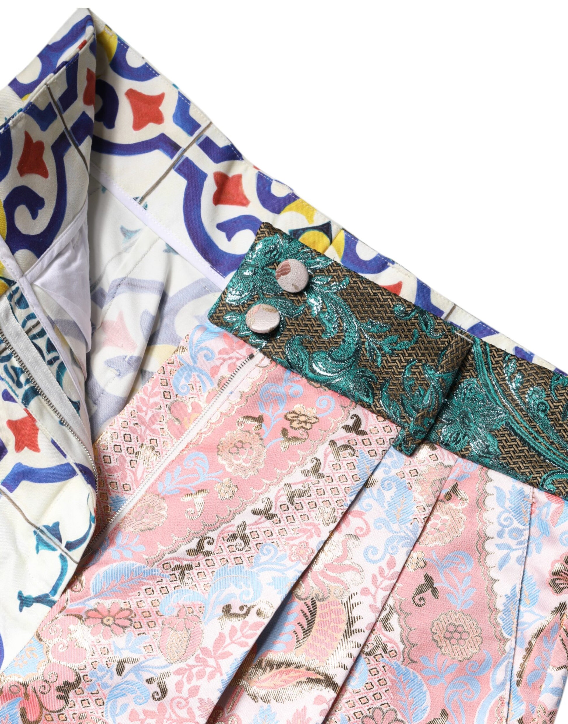 Short moulant en coton multicolore Dolce &amp; Gabbana