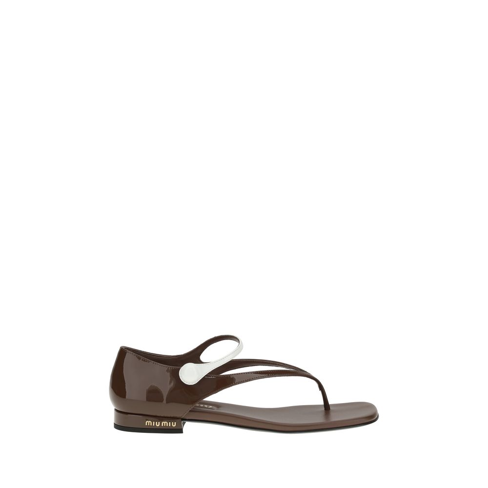 Sandales tongs Miu Miu