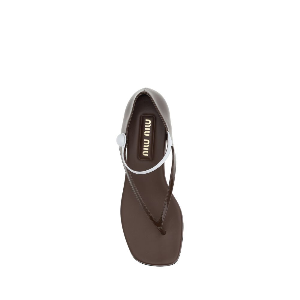 Sandales tongs Miu Miu