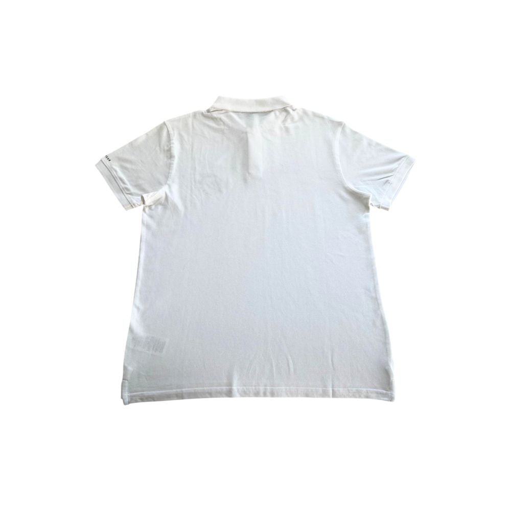 Polo Trussardi Beachwear en coton blanc pour homme