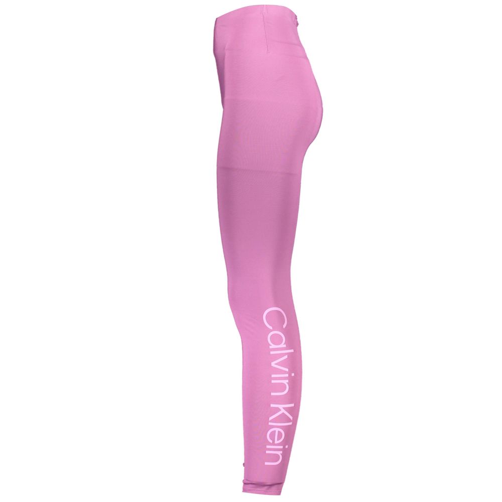Legging femme en polyester violet Calvin Klein