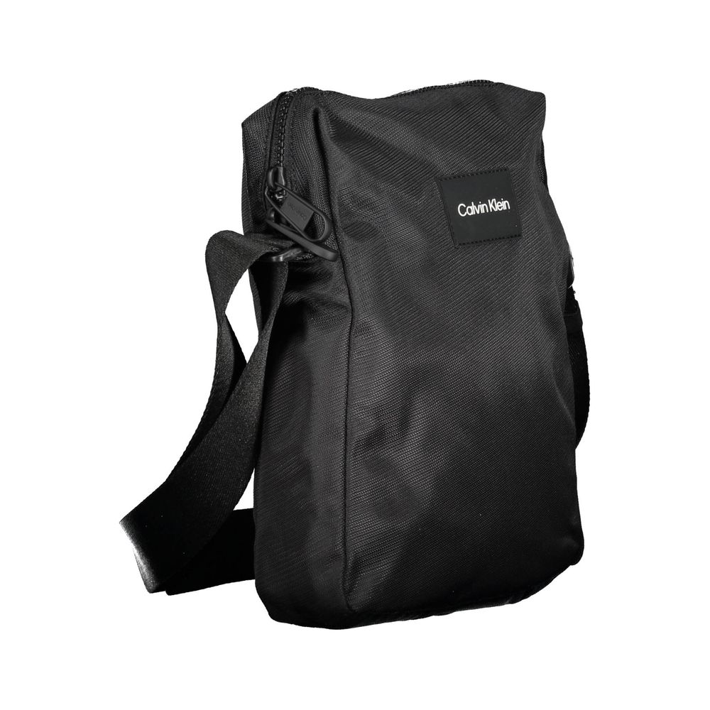 Sac bandoulière homme en polyester noir Calvin Klein