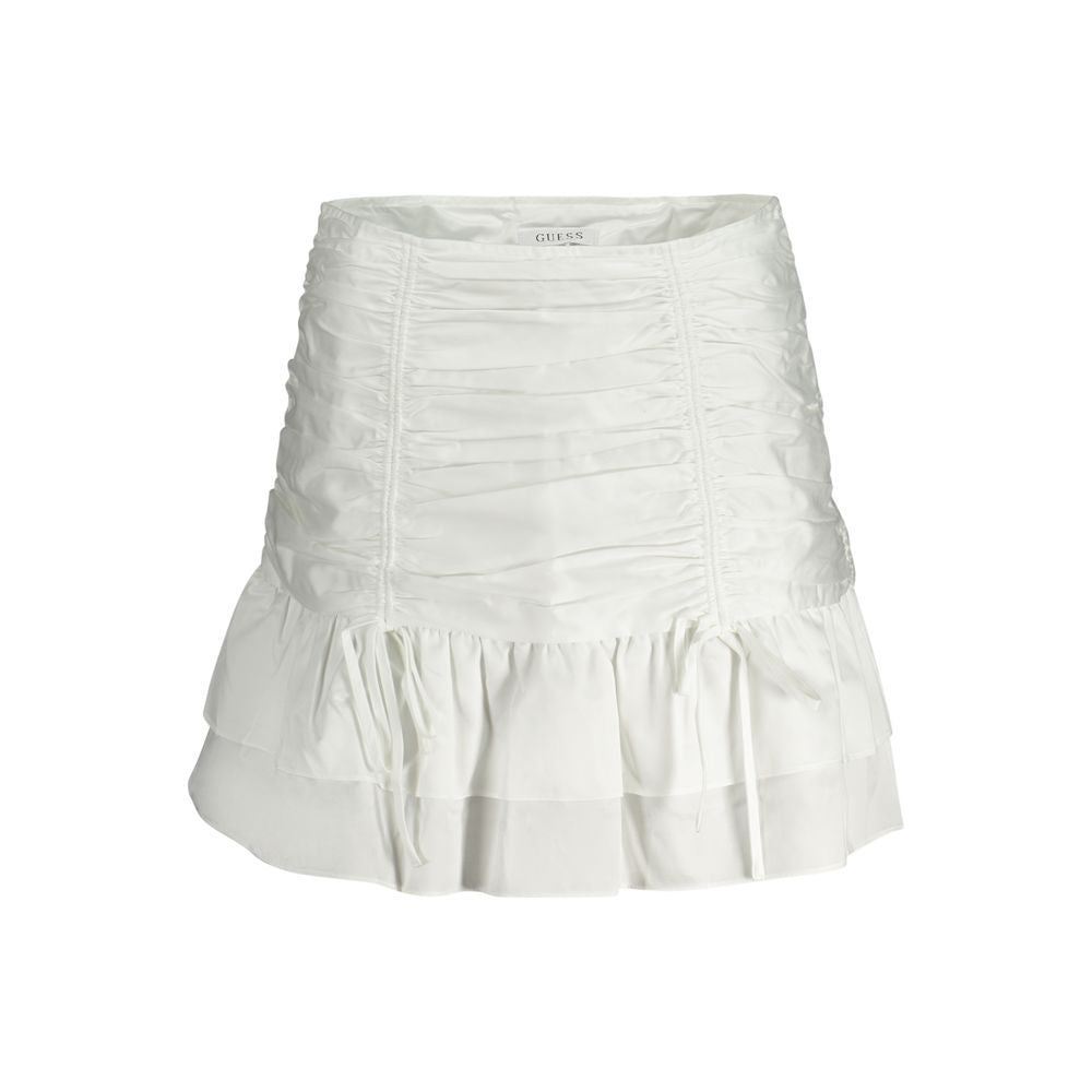 Jupe Guess Jeans en coton blanc pour femme