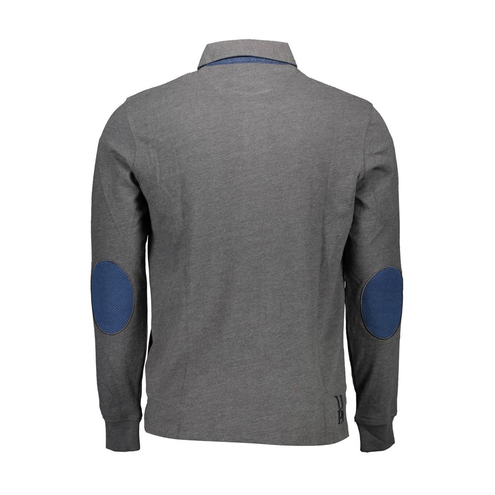 Polo gris en coton pour homme, US POLO ASSN.