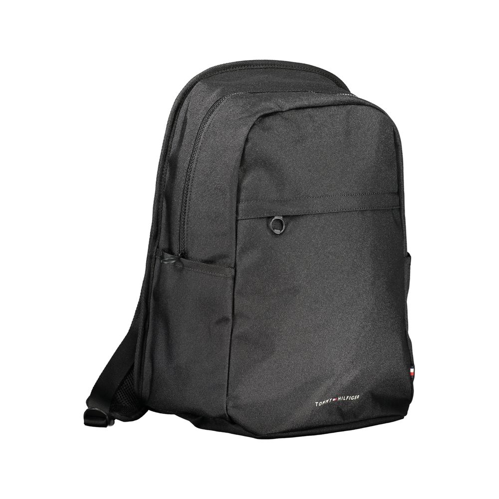 Sac à dos en polyester noir Tommy Hilfiger
