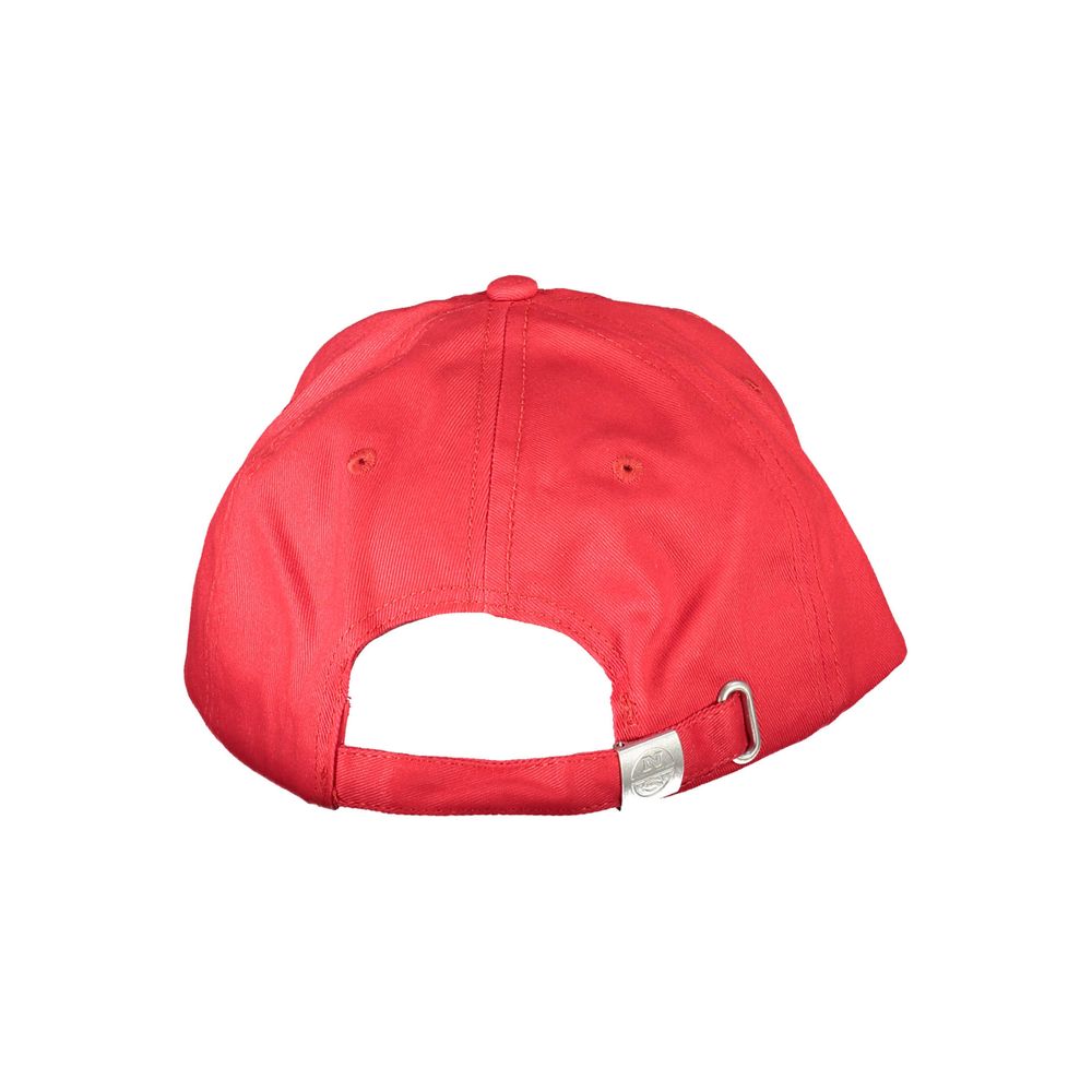 Casquette North Sails en coton rouge pour homme