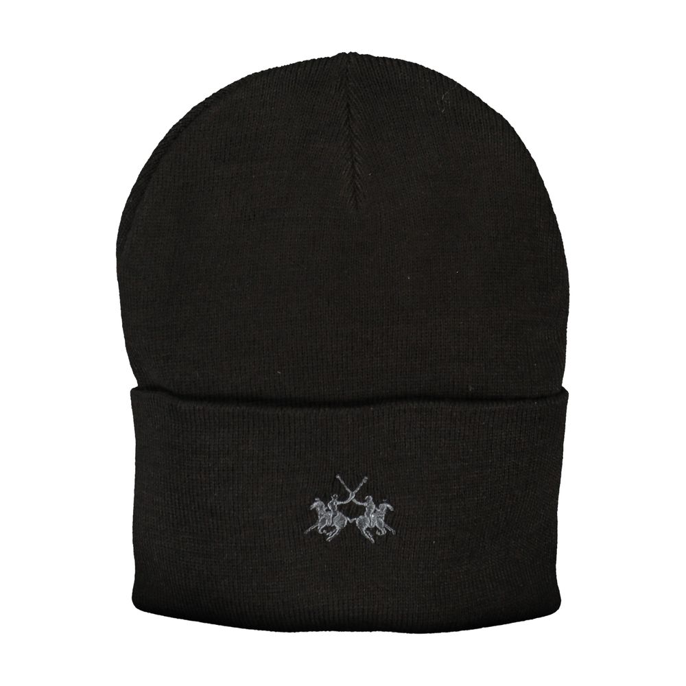 Chapeaux et casquettes en polyester noir La Martina