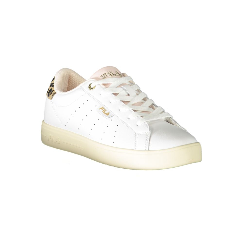 Baskets Fila en cuir blanc pour femme