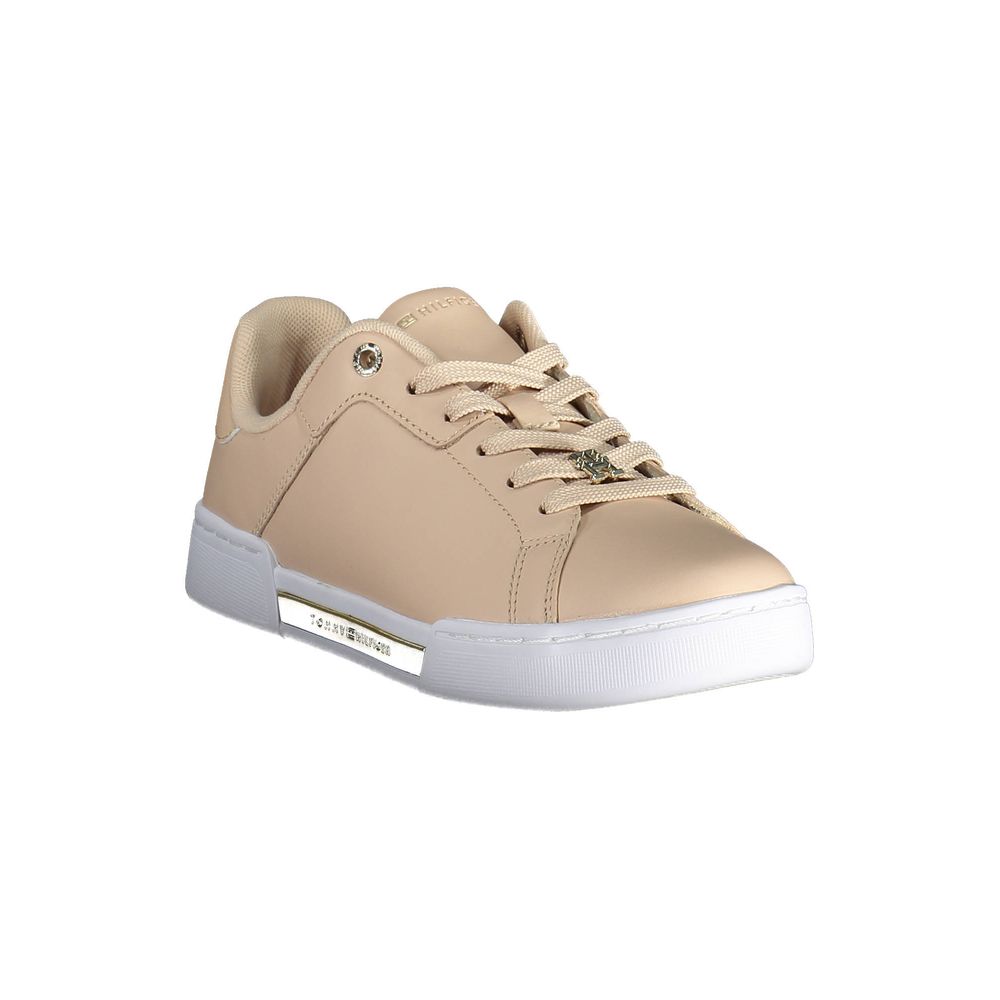 Baskets Tommy Hilfiger en cuir rose pour femme