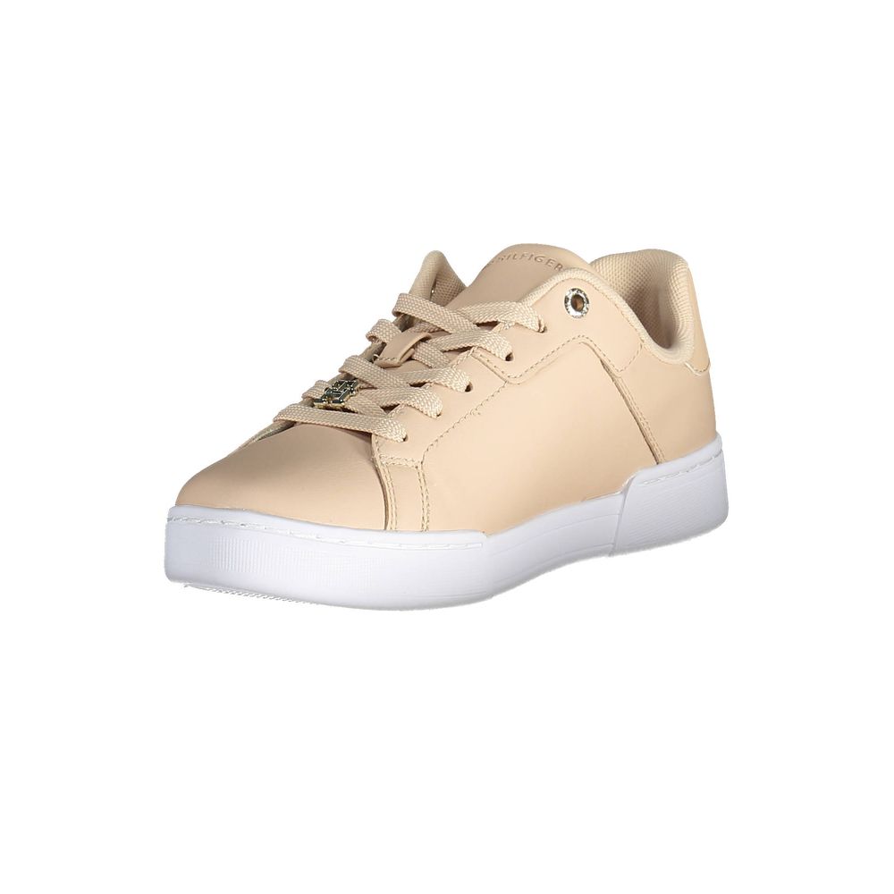 Baskets Tommy Hilfiger en cuir rose pour femme