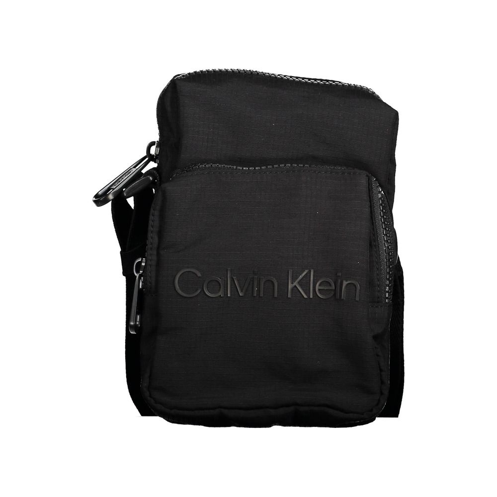 Sac à bandoulière en nylon noir Calvin Klein pour homme
