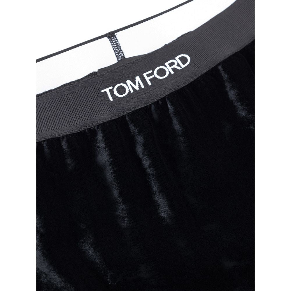 Mini-jupe en viscose noire Tom Ford