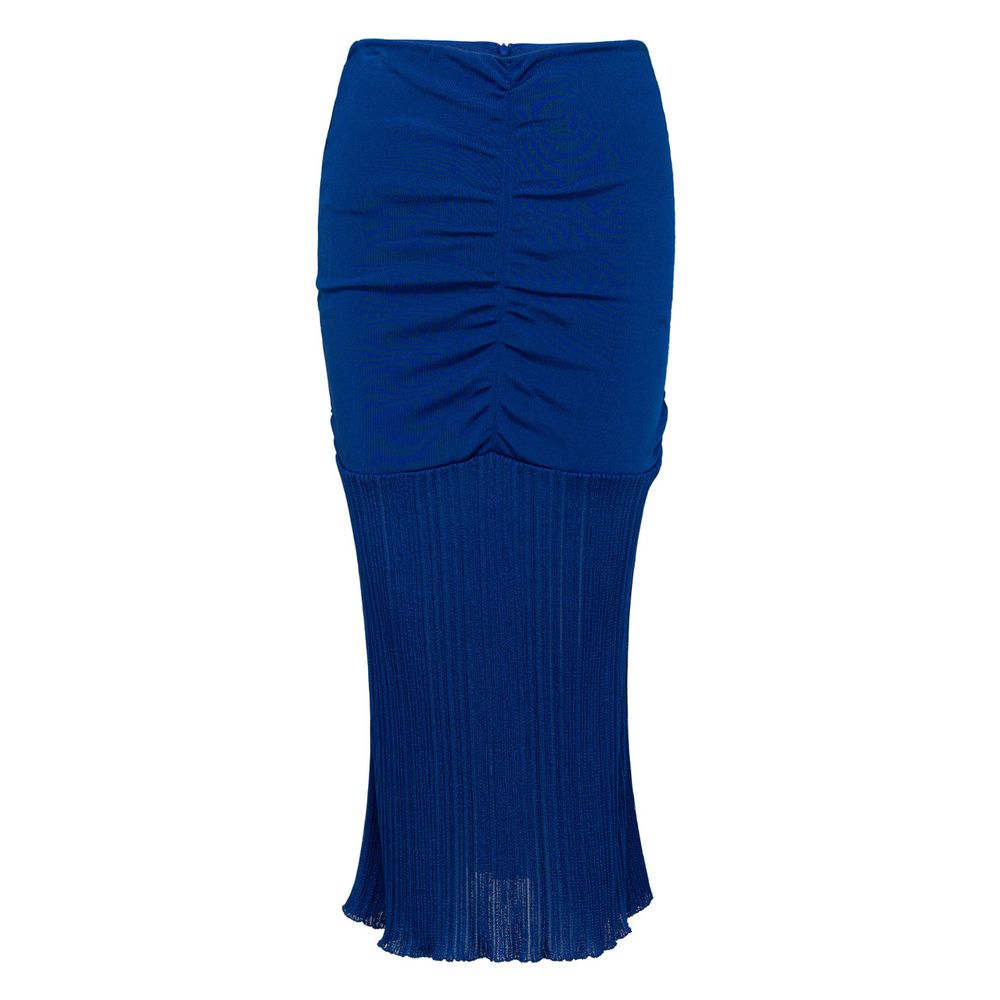 Robe midi en viscose bleue Tom Ford