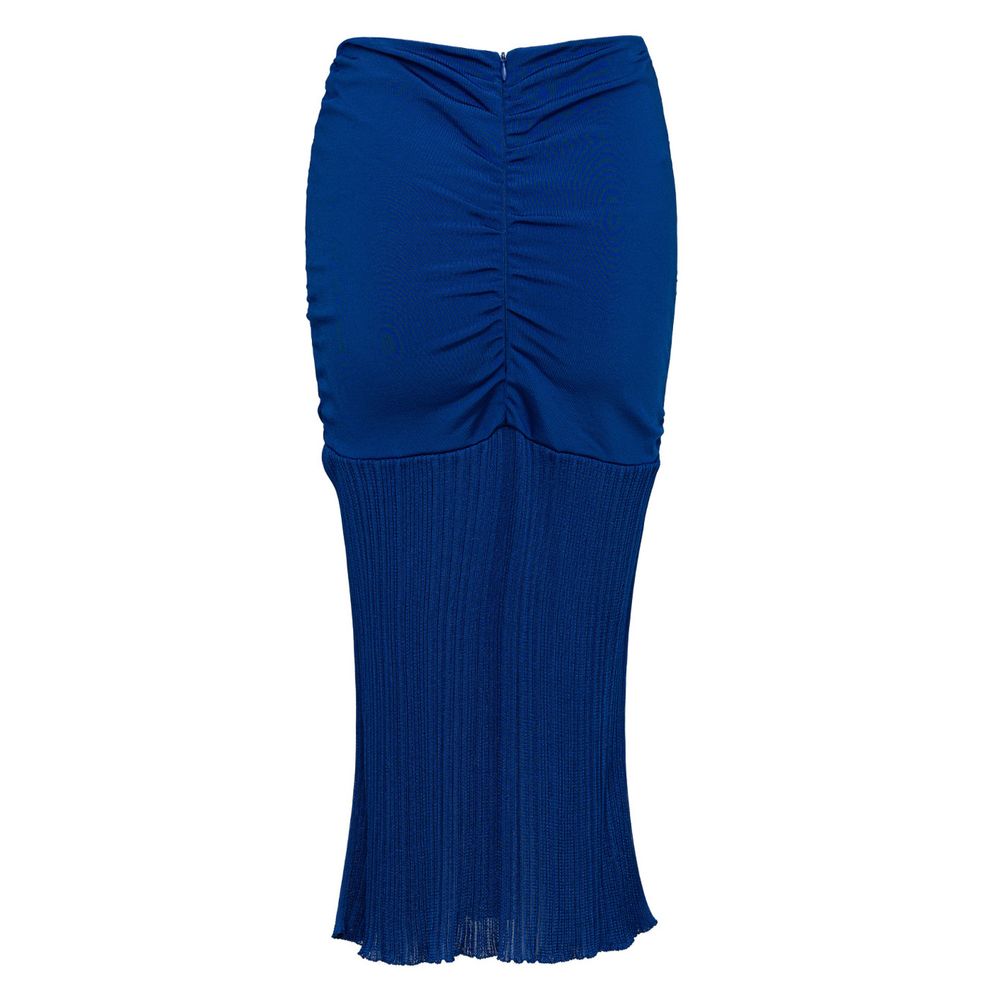Robe midi en viscose bleue Tom Ford