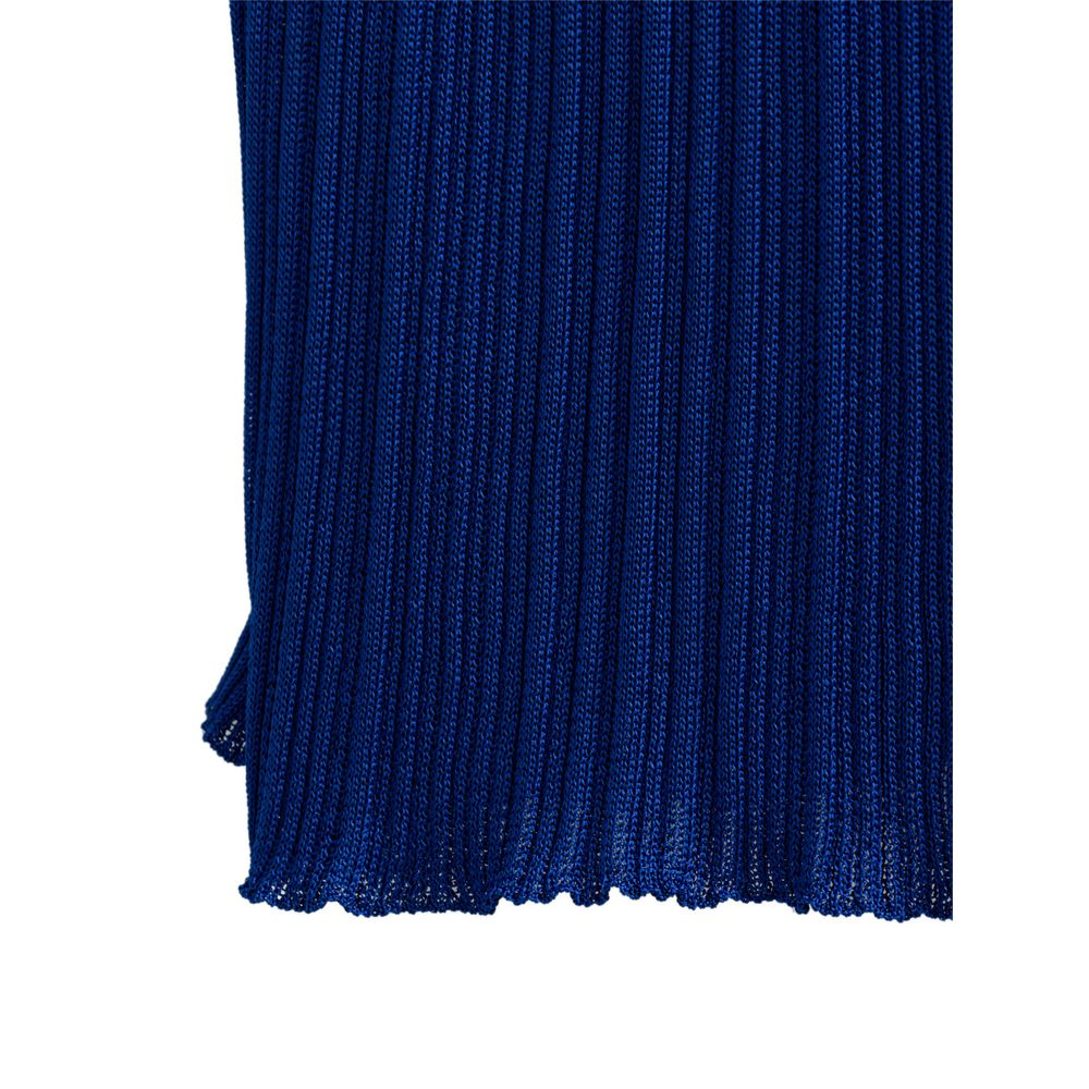 Robe midi en viscose bleue Tom Ford