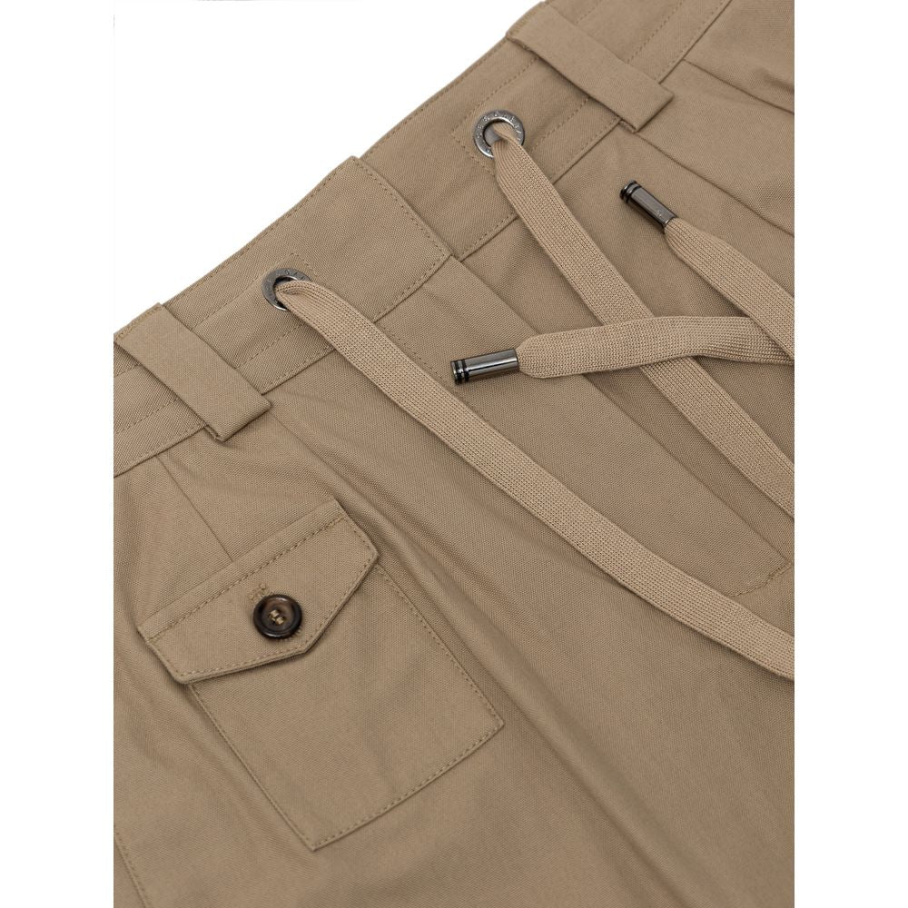 Bermuda en coton beige Dolce &amp; Gabbana